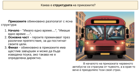 Структура на приказката